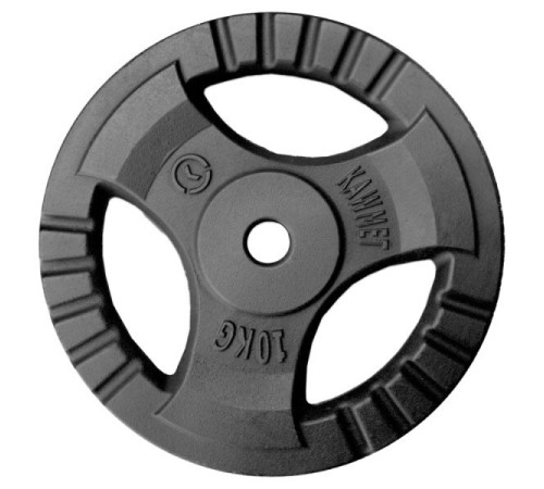 Диск чавунний K-SPORT O10 10 кг Диск чавунний K-SPORT O10 10 кг