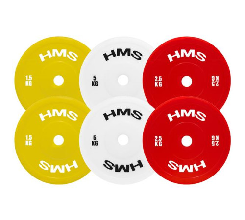 Диски HMS TPP02 2 x 2.5 кг, червоні
