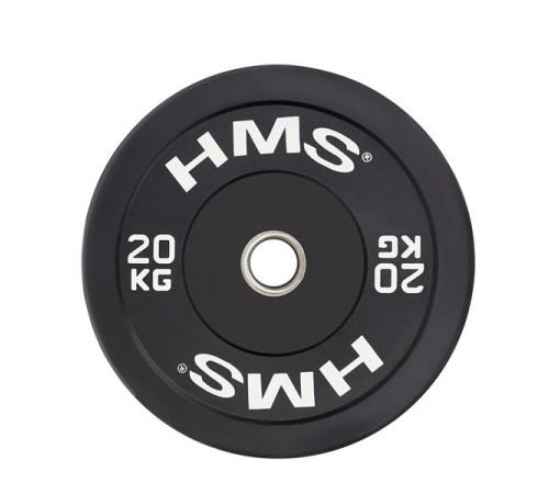 Диск олімпійський HMS BBR20 20 кг, чорний