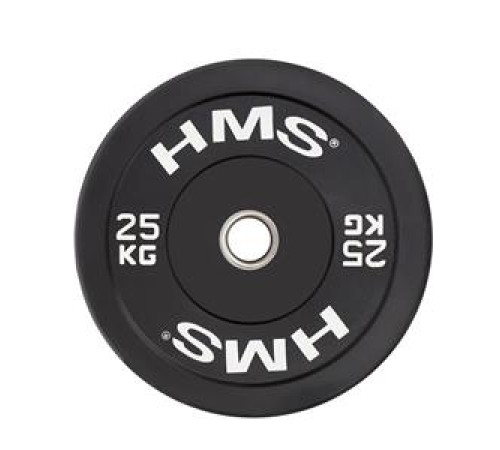 Диск олімпійський HMS BBR25 25 кг, чорний