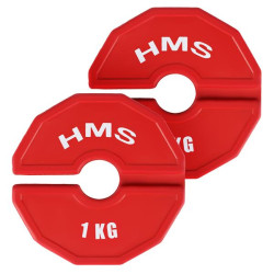 Диски HMS TSN100 2 x 1 кг, червоні