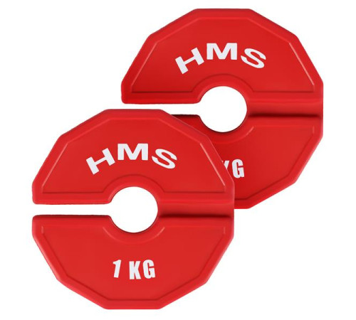 Диски HMS TSN100 2 x 1 кг, червоні