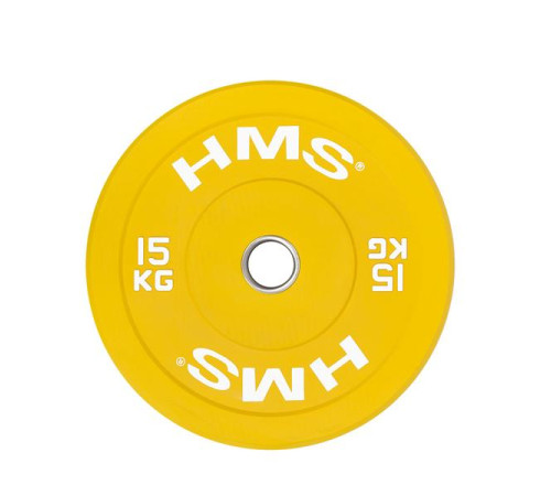 Диск олімпійський HMS CBR15 15 кг, жовтий