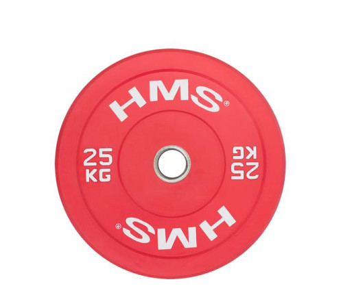 Диск олімпійський HMS CBR25 25 кг, червоний Диск олімпійський HMS CBR25 25 кг, червоний