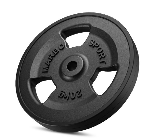 Диски чавунні Marbo Sport MW-2x20KG_2x10KG-KIER_G 2 x 20, 2 x 10
