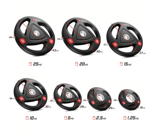 Диск олімпійський Hop-Sport 10 кг