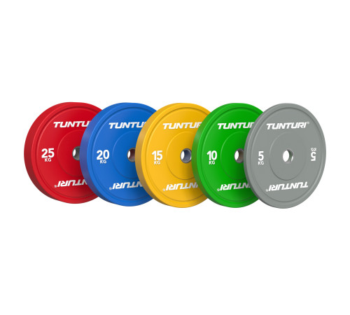 Диск Tunturi Platinum Bumper 15 кг