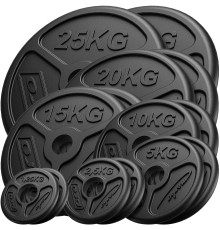 Диски олімпійські Marbo Sport MW-157,5kg-OLI 157,5 кг