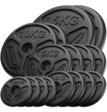 Диски олімпійські Marbo Sport 85 кг 