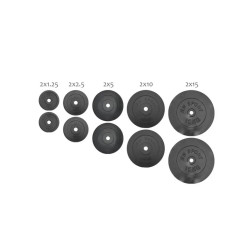 Набір дисків RN-Sport 67 кг (2х1,25, 2х2,5, 2x5, 2х10, 2x15 кг)