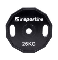 Диск прогумований inSPORTline Ruberton 25 кг