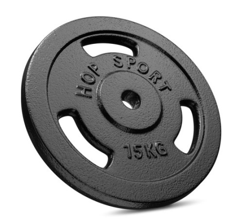 Набір дисків чавунних Hop-Sport Strong 2 x 15 кг