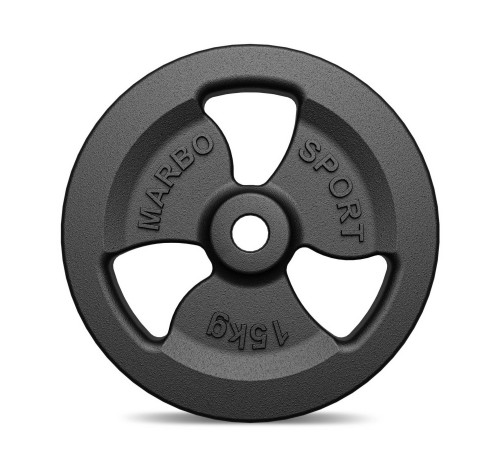 Диск чавунний 15 кг Marbo Sport MW-O15-kier Диск чавунний 15 кг Marbo Sport MW-O15-kier