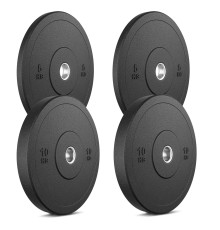 Диски гумові Marbo Sport MW-Bumper 2 x 10 кг, 2 x 5 кг
