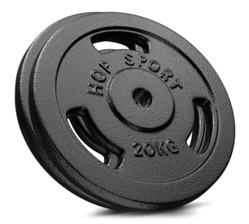 Набір дисків чавунних Hop-Sport Strong 2 x 20 кг