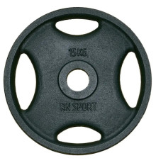 Диск олімпійський RN-Sport Quatro-GRIP 15 кг
