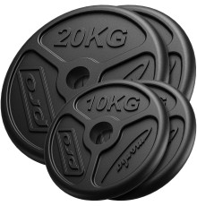 Диски олімпійські Marbo Sport MW-2x20KG_2x10KG-OLI 60 кг