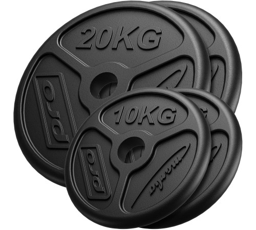 Диски олімпійські Marbo Sport MW-2x20KG_2x10KG-OLI 60 кг
