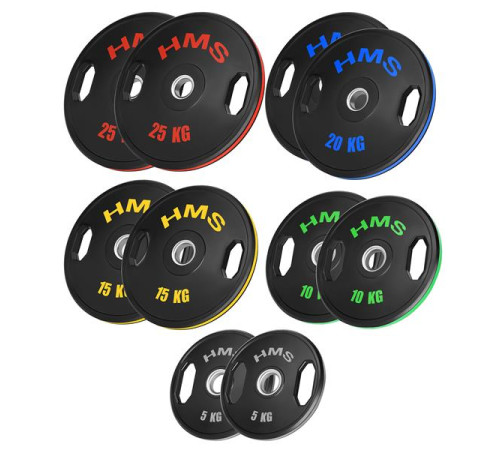 Диски олімпійські HMS TOG 2 x 5 - 25 кг