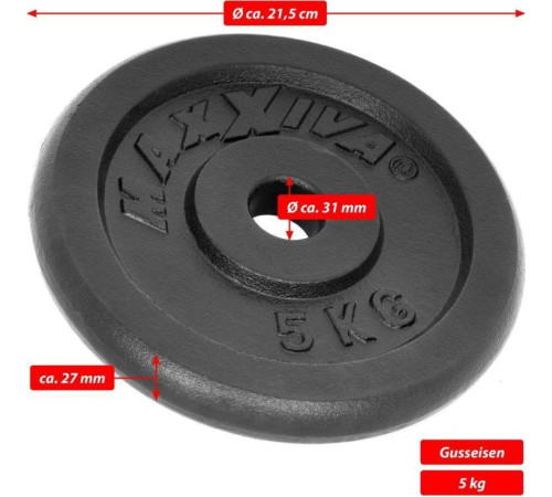 Набір дисків Maxxiva 2 х 5 кг