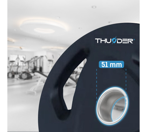 Набір олімпійських дисків Thunder 4х5 кг Набір олімпійських дисків Thunder 4х5 кг