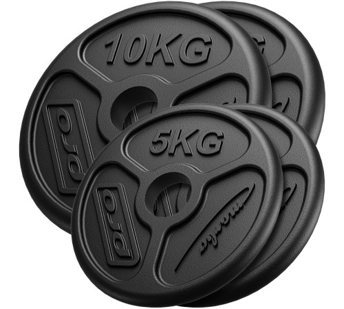 Диски олімпійські Marbo Sport MW-2x10KG_2x5KG-OLI 30 кг