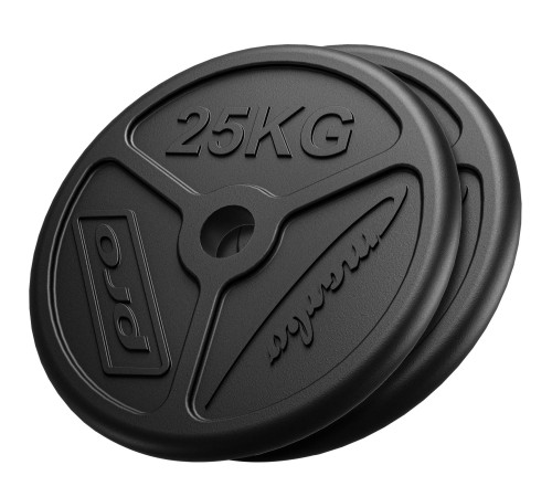 Диски олімпійські Marbo Sport MW-2x25KG-OLI 50 кг