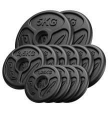 Диски олімпійські Marbo Sport MW-2x5KG_6x2,5KG_4x1,25-OLI 30 кг
