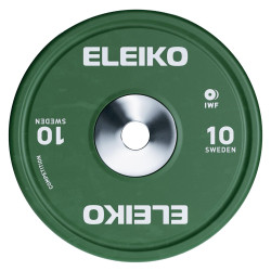 Диск змагальний для важкої атлетики Eleiko IWF, 10 кг