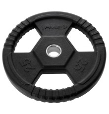 Диски олімпійський HMS TOH25 25 кг, чорний