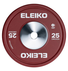 Диск змагальний для важкої атлетики Eleiko IWF, 25 кг