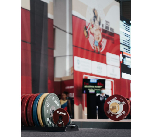 Диск змагальний для важкої атлетики Eleiko IWF, 25 кг