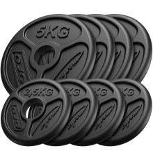 Диски олімпійські Marbo Sport  MW-4x5KG_4x2,5KG-OLI 30 кг