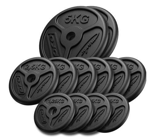 Диски чавунні Marbo Sport MW-2x5KG_6x2,5KG_4x1KG-SLIM 30 кг