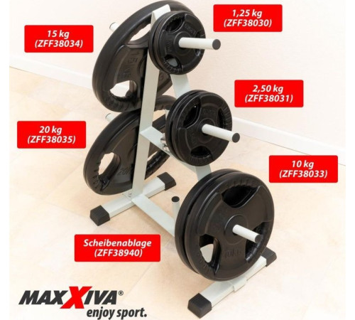 Набір дисків Maxxiva 2 х 10 кг Набір дисків Maxxiva 2 х 10 кг