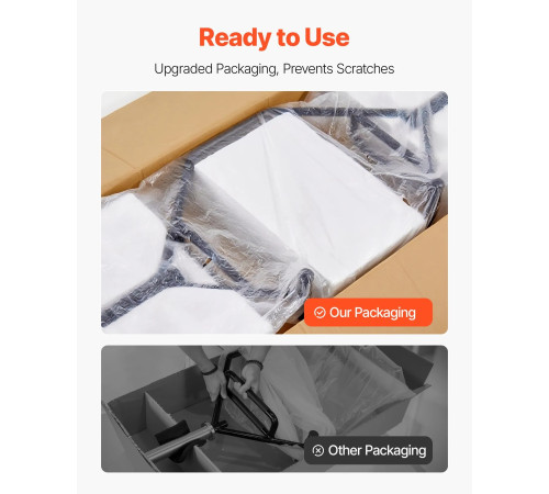 Гриф для штанги VEVOR 5 см, 360 кг, чорний