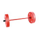 Гриф гантельний VEVOR 120 см, червоний