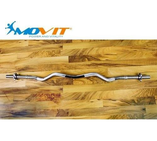 Штанга Movit складна без обтяження, 120 см, 7,5 кг Штанга Movit складна без обтяження, 120 см, 7,5 кг