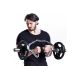 Гриф олімпійський Bi-Tri-Trap York Fitness 86см (50мм) з гумовими рукоятками