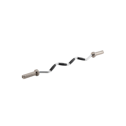 Гриф олімпійський York Fitness W-подібний 160см (50мм) з гумовими рукоятками