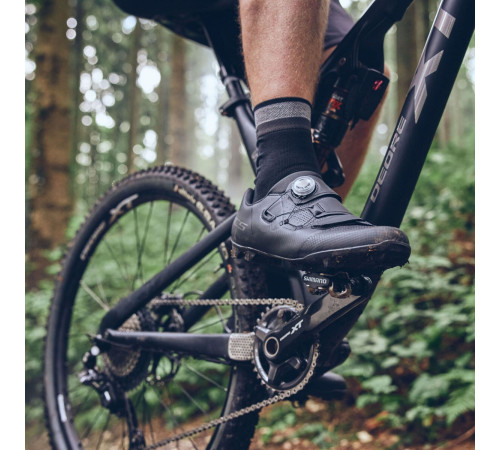 Велосипедні чоловічі кросівки SHIMANO MTB XC5 SH-XC502 BOA SPD - 43 - чорний