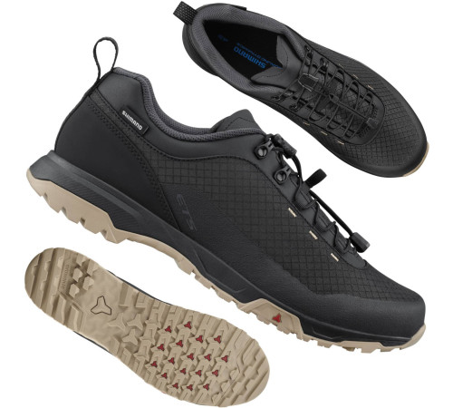 Кроівки SHIMANO SH-ET501 чорні розмір 45 Кроівки SHIMANO SH-ET501 чорні розмір 45