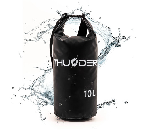 Гермомішок THUNDER 10 л чорний Гермомішок THUNDER 10 л чорний