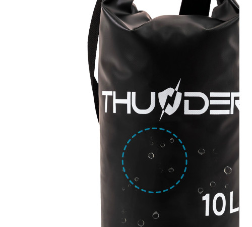 Гермомішок THUNDER 10 л чорний Гермомішок THUNDER 10 л чорний