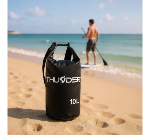 Гермомішок THUNDER 10 л чорний Гермомішок THUNDER 10 л чорний