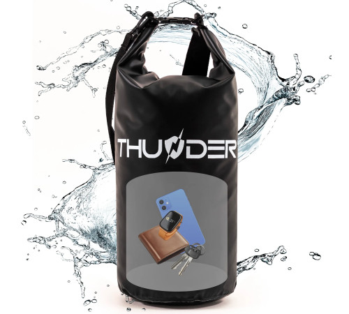 Гермомішок THUNDER 10 л чорний Гермомішок THUNDER 10 л чорний