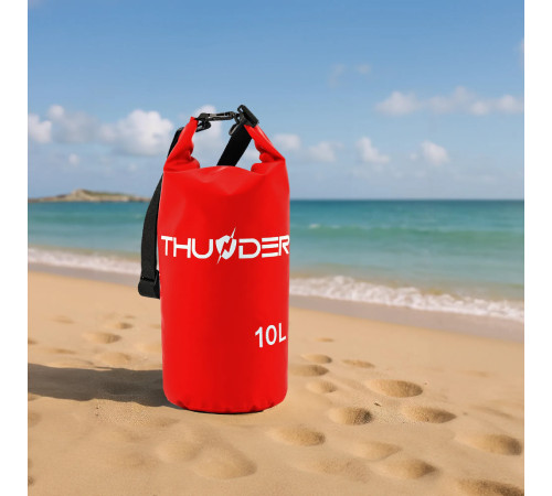 Гермомішок THUNDER 10 л червоний Гермомішок THUNDER 10 л червоний