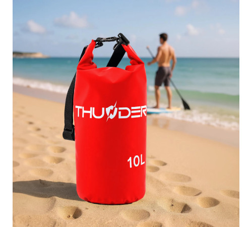 Гермомішок THUNDER 10 л червоний Гермомішок THUNDER 10 л червоний
