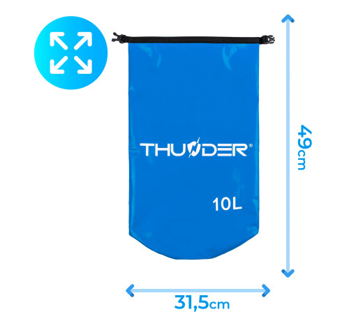 Гермомішок THUNDER 10 л синій Гермомішок THUNDER 10 л синій