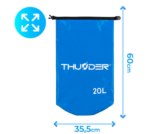 Гермомішок THUNDER 20 л синій Гермомішок THUNDER 20 л синій
